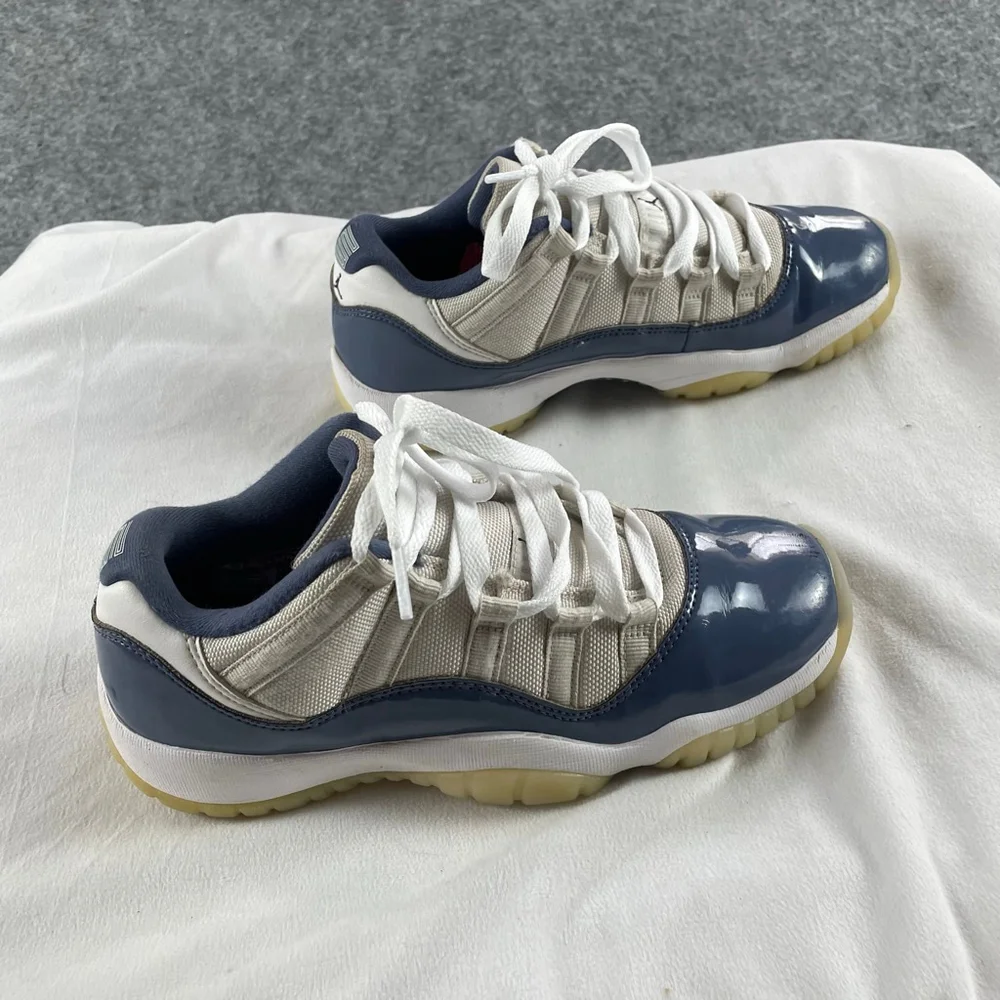 Jordan 11 Retro Low Diffused Blue GS 6Y Women 7.5 White Midnight Navy FV5121-104